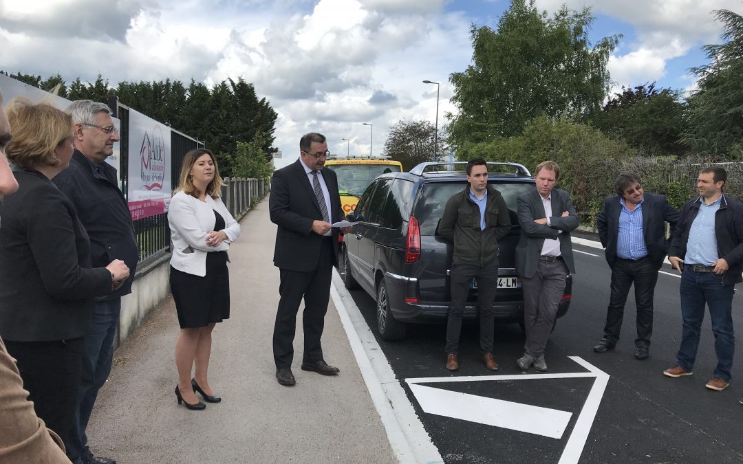 Inauguration de l’avenue Gazeau à Senlis le 11 juin 2019